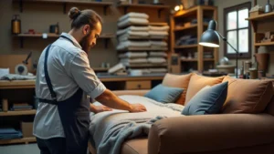 Servicii profesionale de rețapițare canapele, paturi, reclinere și colțare